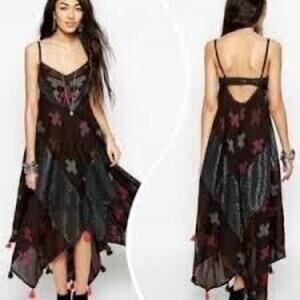 063 NWT Free People Crossing Paths Dress Size Small